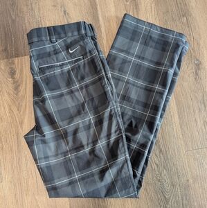 Nike Golf Tour Performance Dri Fit Plaid Pants 30/32